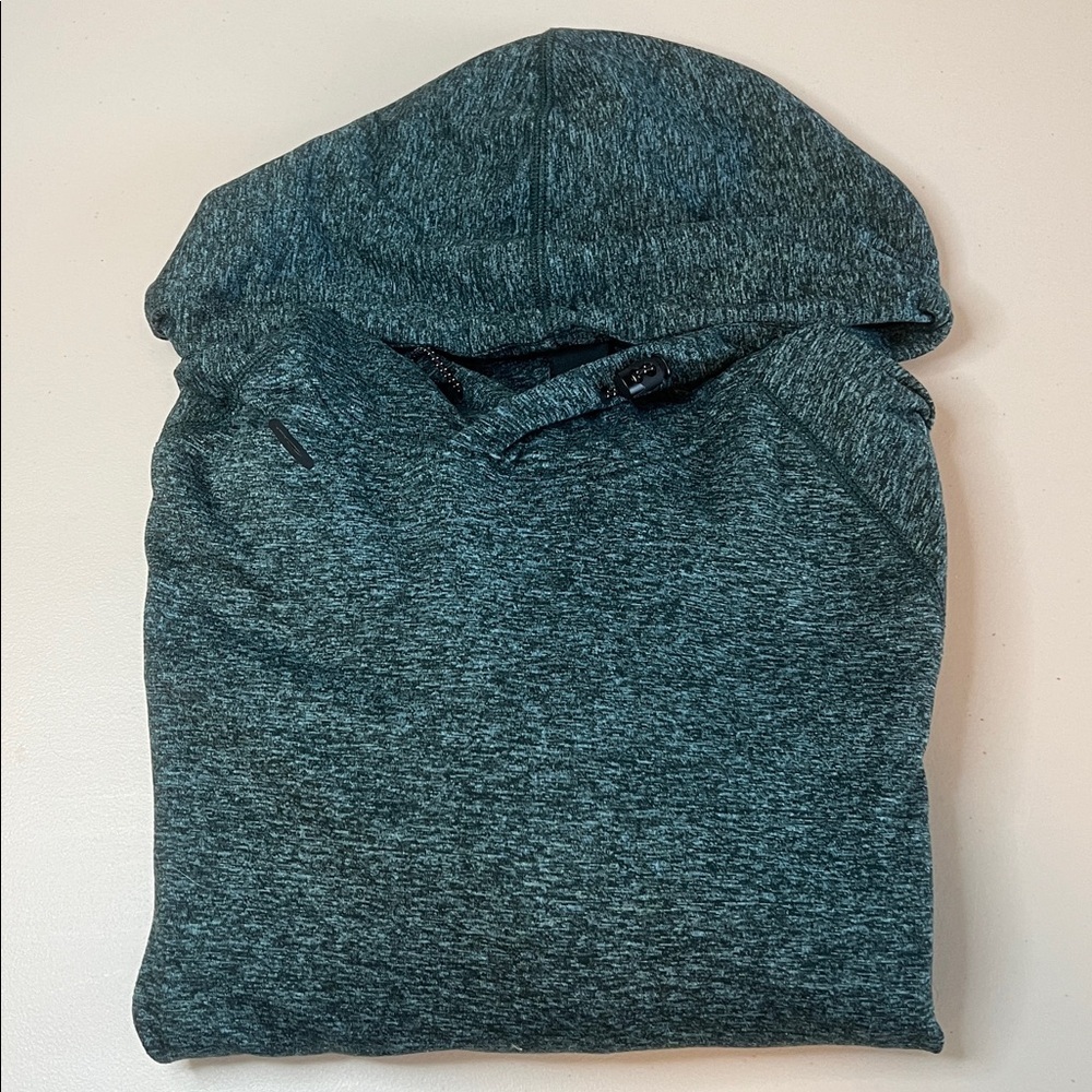 American Eagle Active Extreme Flex Heathered Green/Black Hoodie Size Medium Tall
